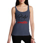 Novelty Tank Top Women Help! I've Created A Monster! Women's Tank Top Large Navy