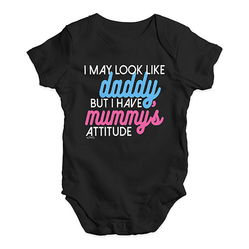 I Have Mummy's Attitude Baby Unisex Baby Grow Bodysuit