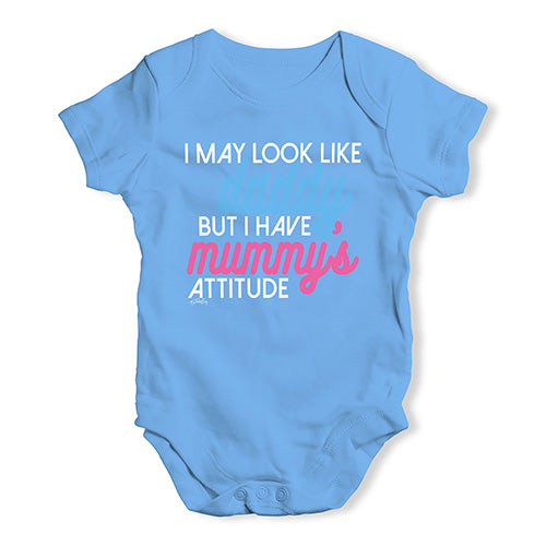 I Have Mummy's Attitude Baby Unisex Baby Grow Bodysuit