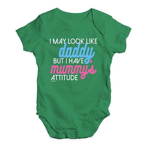 I Have Mummy's Attitude Baby Unisex Baby Grow Bodysuit