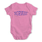 Norway College Grunge Baby Unisex Baby Grow Bodysuit