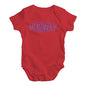 Norway College Grunge Baby Unisex Baby Grow Bodysuit