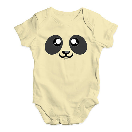 Panda Face Baby Unisex Baby Grow Bodysuit