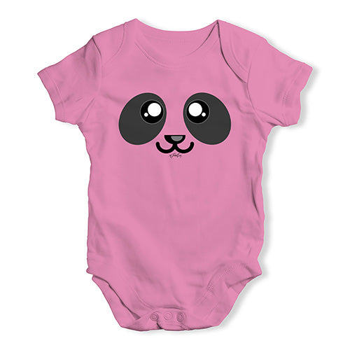 Panda Face Baby Unisex Baby Grow Bodysuit