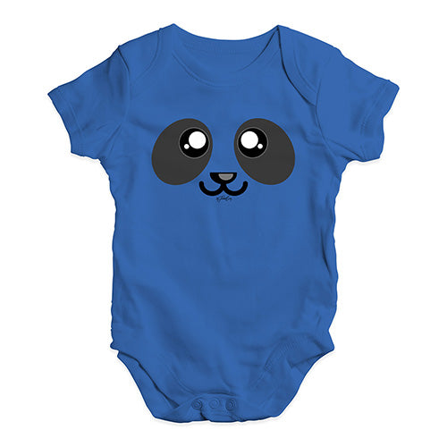 Panda Face Baby Unisex Baby Grow Bodysuit