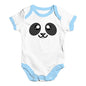 Panda Face Baby Unisex Baby Grow Bodysuit