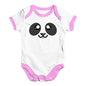 Panda Face Baby Unisex Baby Grow Bodysuit