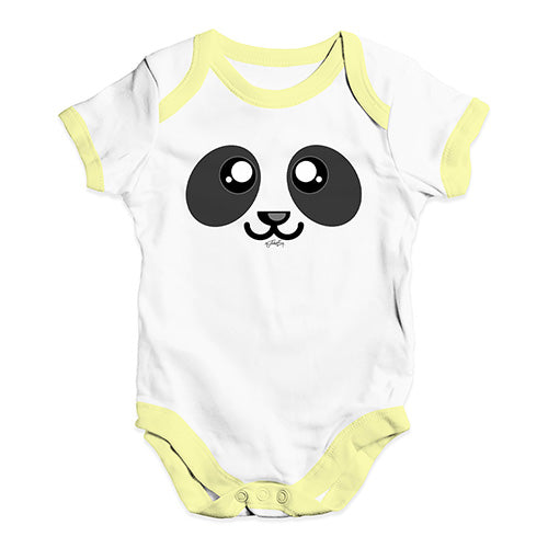 Panda Face Baby Unisex Baby Grow Bodysuit