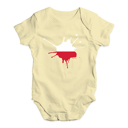 Poland Splat Baby Unisex Baby Grow Bodysuit