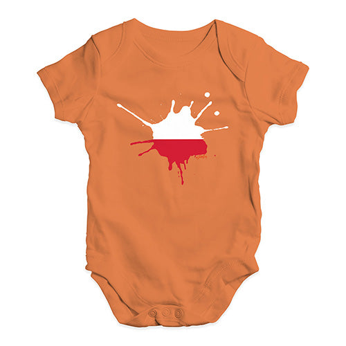 Poland Splat Baby Unisex Baby Grow Bodysuit