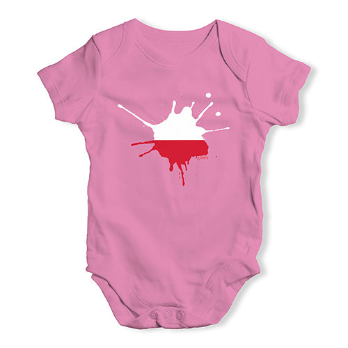 Poland Splat Baby Unisex Baby Grow Bodysuit