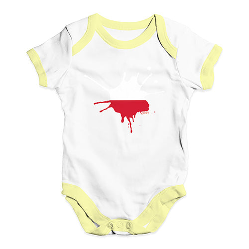 Poland Splat Baby Unisex Baby Grow Bodysuit