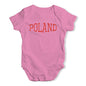 Poland College Grunge Baby Unisex Baby Grow Bodysuit