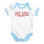 Poland College Grunge Baby Unisex Baby Grow Bodysuit