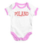 Poland College Grunge Baby Unisex Baby Grow Bodysuit