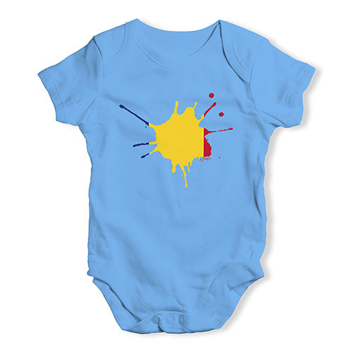 Romania Splat Baby Unisex Baby Grow Bodysuit