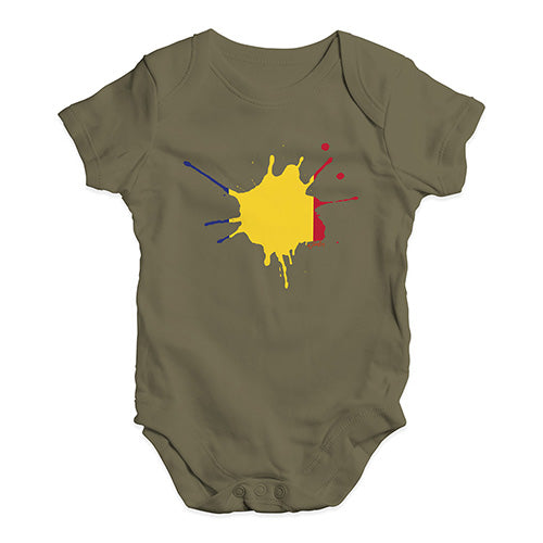 Romania Splat Baby Unisex Baby Grow Bodysuit