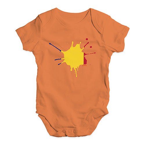 Romania Splat Baby Unisex Baby Grow Bodysuit