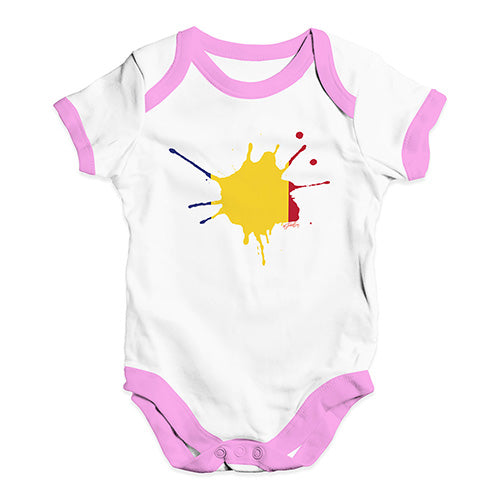 Romania Splat Baby Unisex Baby Grow Bodysuit