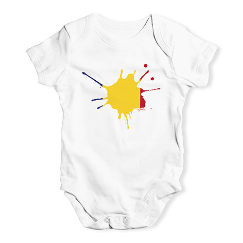 Romania Splat Baby Unisex Baby Grow Bodysuit