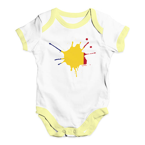 Romania Splat Baby Unisex Baby Grow Bodysuit