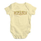 Romania College Grunge Baby Unisex Baby Grow Bodysuit