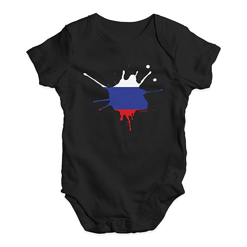 Russia Splat Baby Unisex Baby Grow Bodysuit