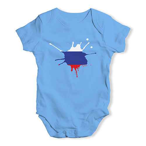 Russia Splat Baby Unisex Baby Grow Bodysuit