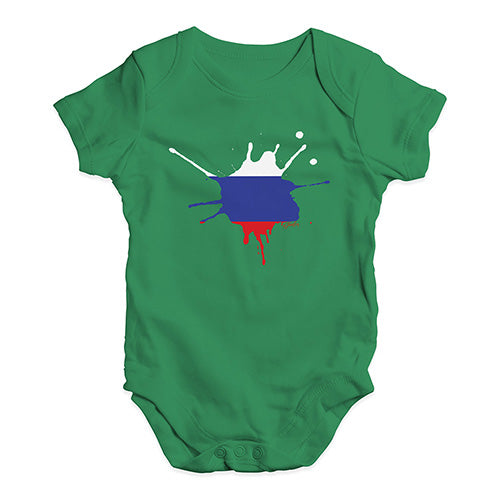 Russia Splat Baby Unisex Baby Grow Bodysuit