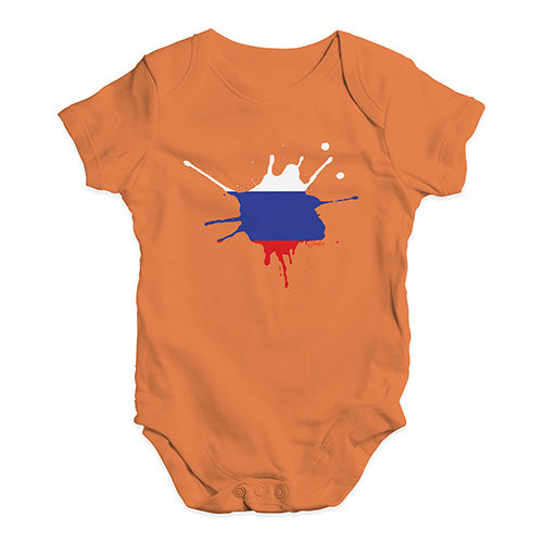 Russia Splat Baby Unisex Baby Grow Bodysuit