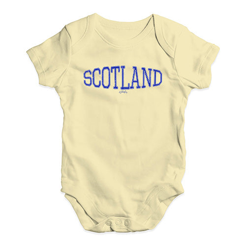 Scotland College Grunge Baby Unisex Baby Grow Bodysuit