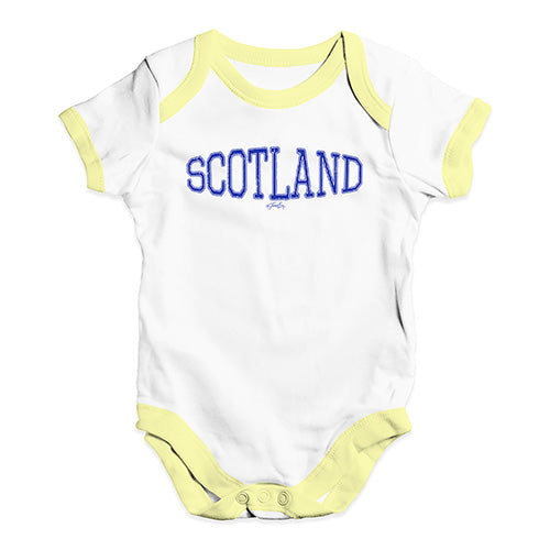 Scotland College Grunge Baby Unisex Baby Grow Bodysuit