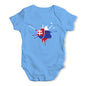 Slovakia Splat Baby Unisex Baby Grow Bodysuit