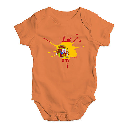 Spain Splat Baby Unisex Baby Grow Bodysuit