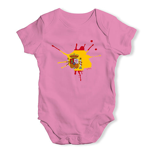 Spain Splat Baby Unisex Baby Grow Bodysuit