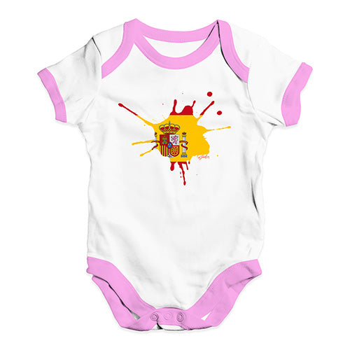 Spain Splat Baby Unisex Baby Grow Bodysuit