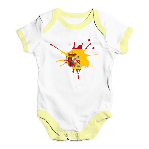 Spain Splat Baby Unisex Baby Grow Bodysuit