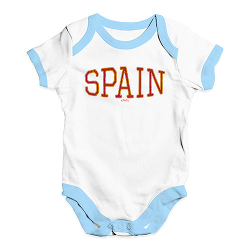 Spain College Grunge Baby Unisex Baby Grow Bodysuit