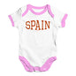 Spain College Grunge Baby Unisex Baby Grow Bodysuit