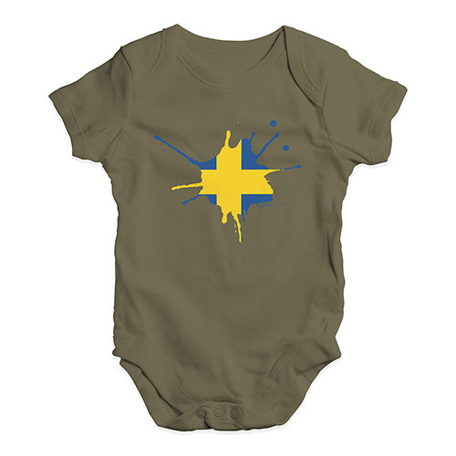 Sweden Splat Baby Unisex Baby Grow Bodysuit