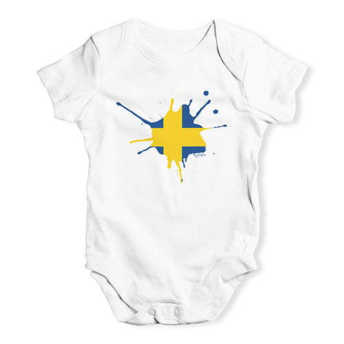 Sweden Splat Baby Unisex Baby Grow Bodysuit