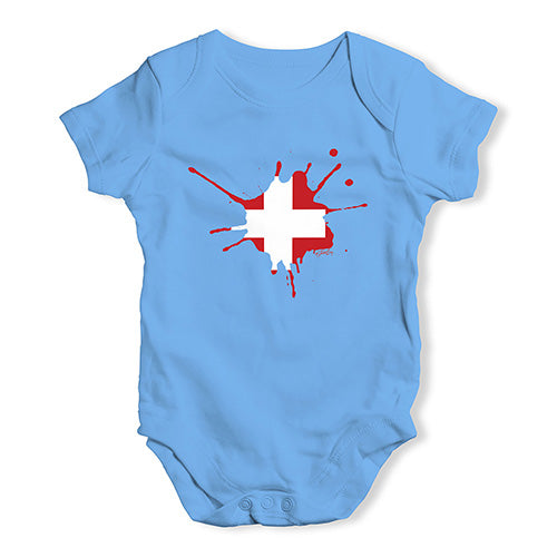 Switzerland Splat Baby Unisex Baby Grow Bodysuit