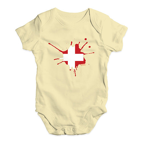 Switzerland Splat Baby Unisex Baby Grow Bodysuit