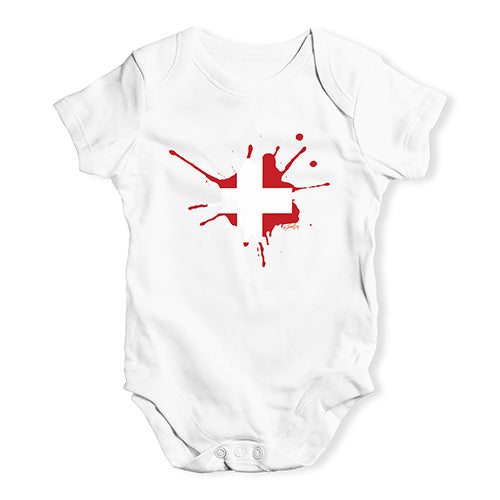 Switzerland Splat Baby Unisex Baby Grow Bodysuit