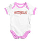 Switzerland College Grunge Baby Unisex Baby Grow Bodysuit