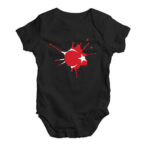 Turkey Splat Baby Unisex Baby Grow Bodysuit