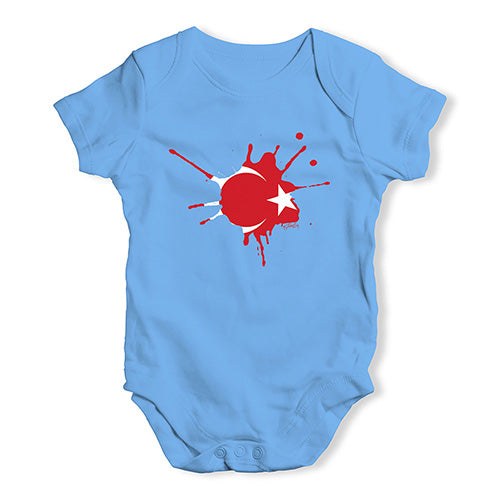 Turkey Splat Baby Unisex Baby Grow Bodysuit