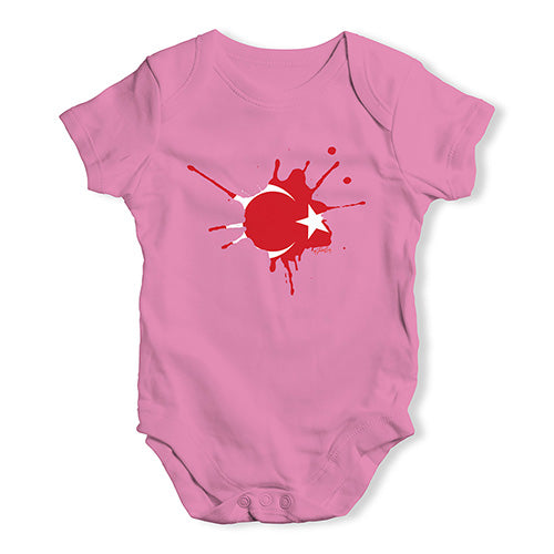 Turkey Splat Baby Unisex Baby Grow Bodysuit