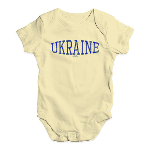 Ukraine College Grunge Baby Unisex Baby Grow Bodysuit