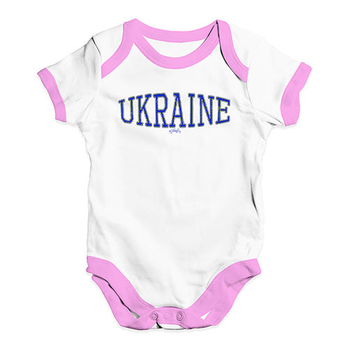 Ukraine College Grunge Baby Unisex Baby Grow Bodysuit